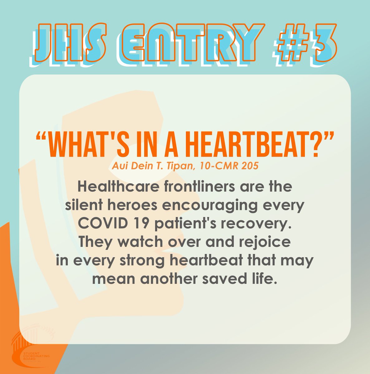 "What's in a Heartbeat?" by Aui Tipan, 10-CMR 205