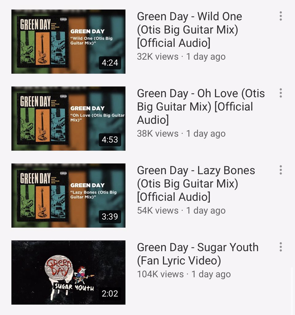 GreenDay_PH's tweet photo. 📣 New videos are up on @GreenDay’s Youtube Channel. Check them out now! https://t.co/dalX8lEKMa