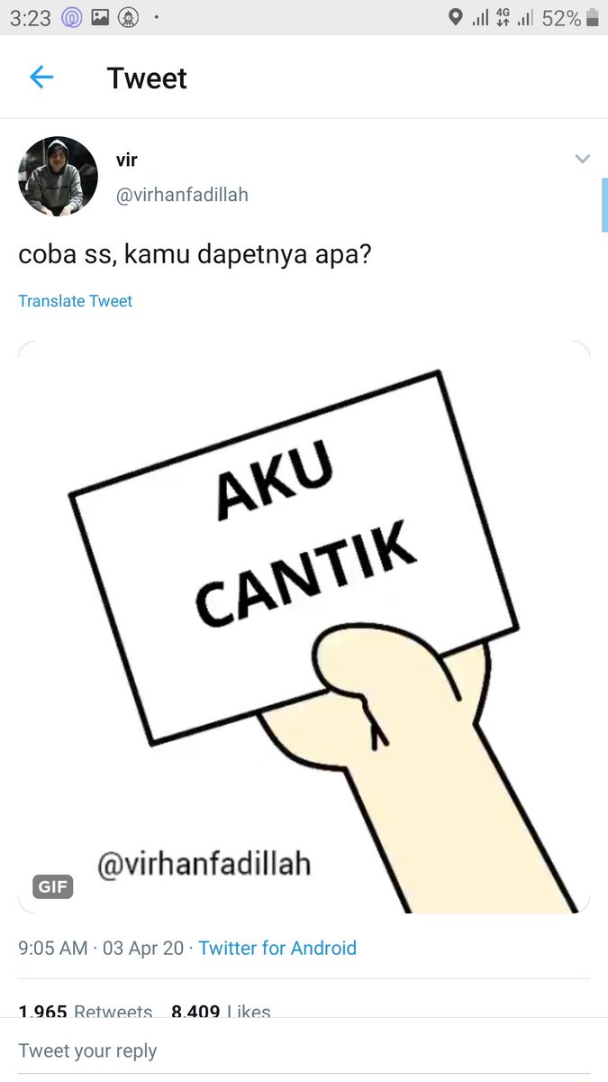 icutnadia's tweet photo. @kutaraja @virhanfadillah Tak sengaja bang.. HAHAHAHHAHAHA 🤣😅😅😅 https://t.co/JdUn67533U