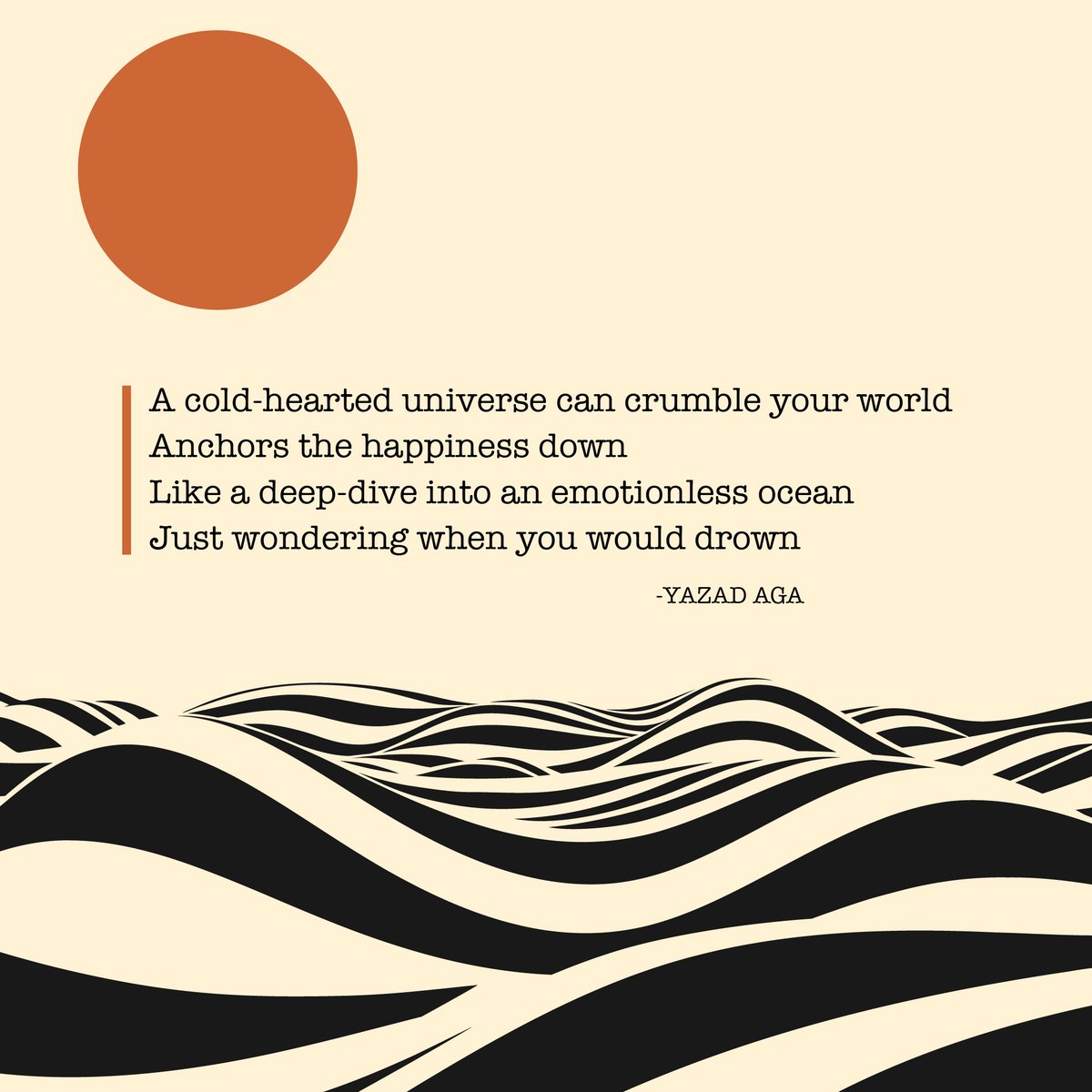Strobe_Works's tweet photo. Sticks and stones can break some bones, but words have the power to change the world. Here’s a poem extract, written by our senior copywriter to touch your soul.
#SaturdayShenanigans #StrobeTalent #StrobeWorks #Creativity #CreativeExpression #AdvertisingAgency https://t.co/oBKfIs3Cu5