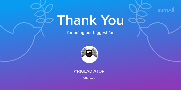 GoddessGinger1's tweet photo. Our biggest fans this week: RtGLADIATOR. Thank you! via https://t.co/6zOgy9NILB https://t.co/NCKJD1Wpgg