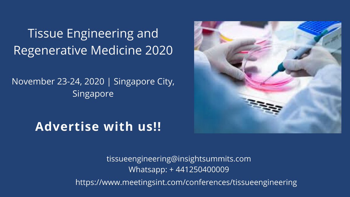 For more details about advertisement, visit: meetingsint.com/conferences/ti…