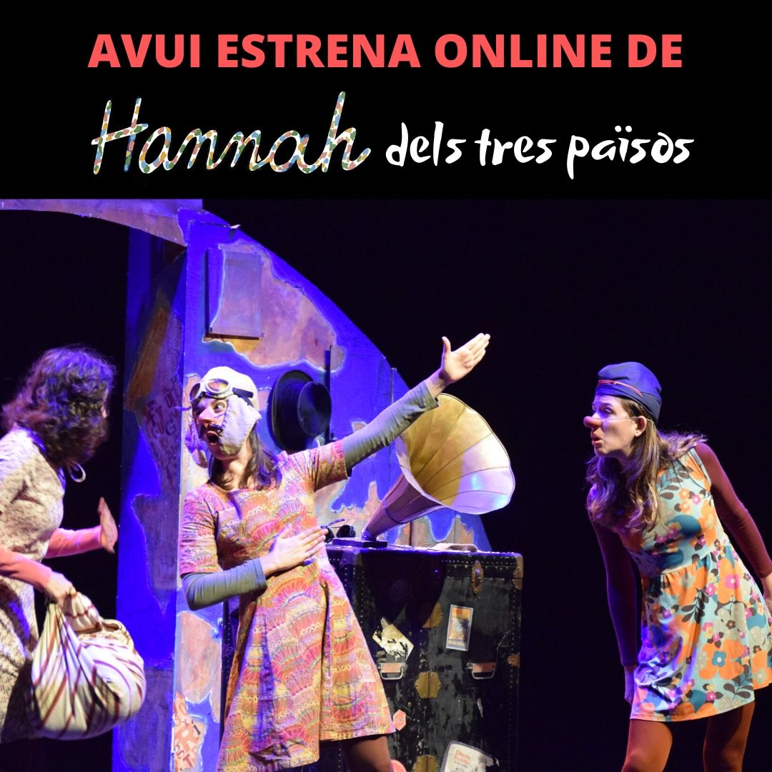 AVUI, LA SARGANTANA QUEDA A CASA!
A partir d'ara mateix podeu accedir al nostre canal de Vimeo i gaudir de l'estrena online de HANNAH DELS TRES PAÏSOS, teatre per tota la família.
Link. vimeo.com/showcase/69442…