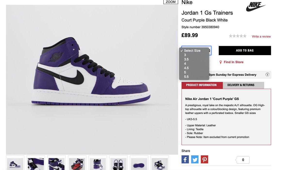 offspring jordan 1 court purple