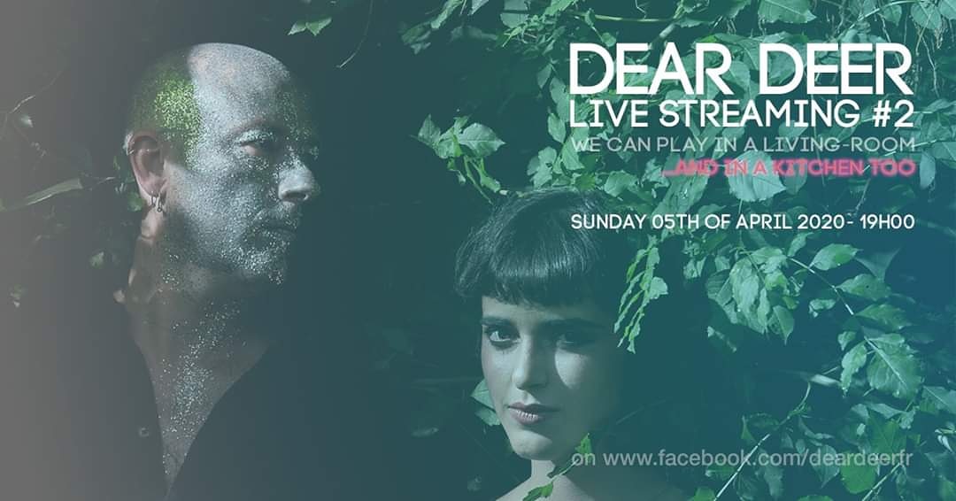 deardeerfr's tweet photo. DEAR DEER live streaming #2
we can play in a kitchen too
Sun. 05.04.2020
Start : 19h00 
https://t.co/Ymvh5XUSFL
#postpunk #deardeer #covid19 #lockdown #livestreaming #livestream #concert #liveinthekitchen #ontourathome #ontour  #nowave https://t.co/8XYqwUdC2W