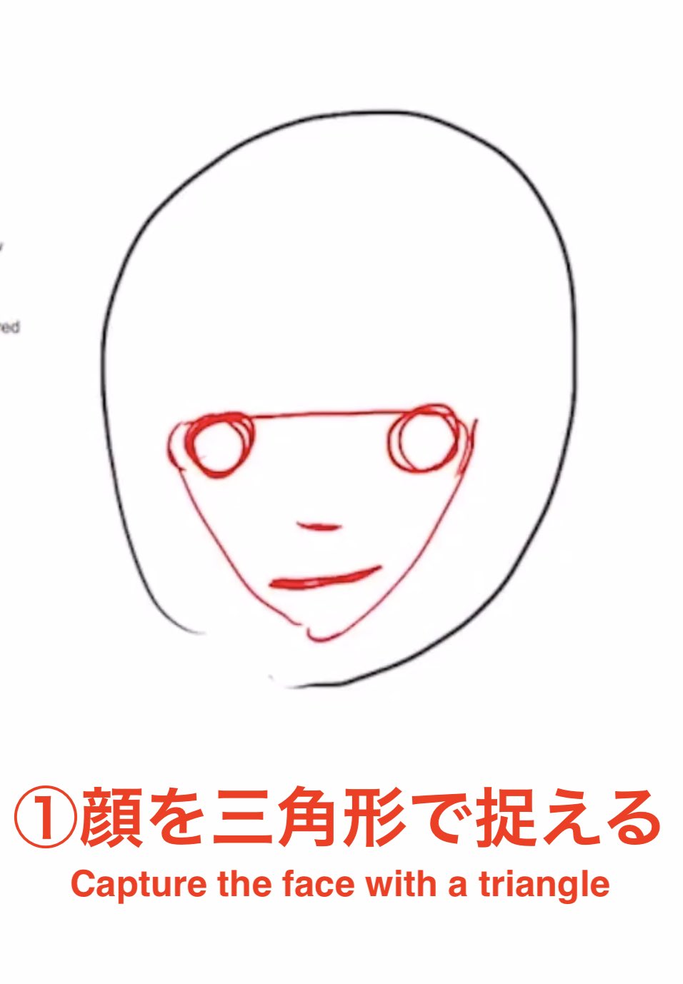 アニメ私塾 フカンアオリ顔の描き方 顔を三角形で捉える 三角形に角度をつける フカンは目眉近い鼻口は下に 耳が上にくる アオリは眉が目の斜め上 耳が下にくる アニメ私塾 フカンアオリ顔の描き方 顔を三角形で捉える 三角形に角度をつける フカンは目眉近い鼻口は下に 耳が上にくる アオリは眉が目の斜め上 耳が下にくる