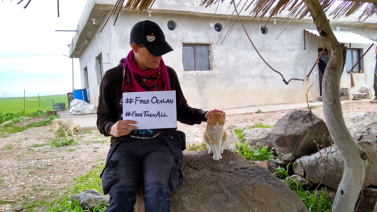 CommuneInt's tweet photo. The Commune stands in solidarity with Abdullah Öcalan, Marius Mason, and all political prisoners.

An active member of the @IWW union, Marius is serving the longest prison sentence for environmental activism in US history.

#FreeOcalanFreeThemAll #FreeOcalan https://t.co/q3F0hdmzDo