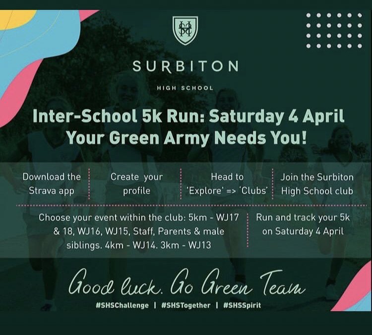 SHSBlades's tweet photo. Hey there @SurbitonRowing families... we don’t want to bug you but... well actually we do... here are those pesky instructions again. Remember to join the club and the event for @SurbitonHigh on @Strava  otherwise those kilometres won’t count! #greenarmy https://t.co/IfgMPKxBoL