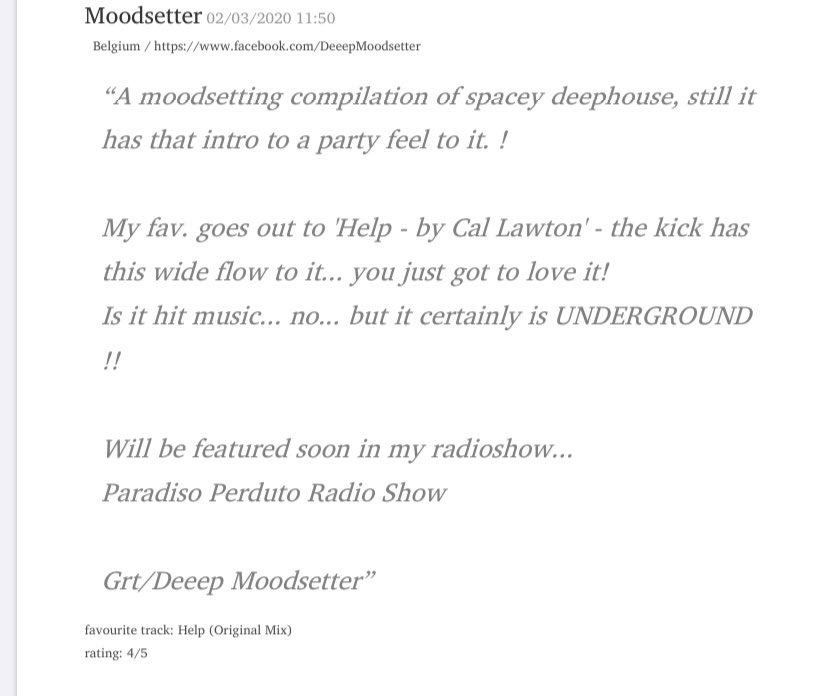 M24Management's tweet photo. “Help” by @CollawtonD90 was included Deep Site Records
VA EP which is OUT NOW

Available to purchase from —> https://t.co/RadJrVGmXe

The feedback from others in the industry has been immense, check out some of the responses below 

#m24 #collawton #VA #deepsite #help #newmusic https://t.co/UXWIqqSuN3