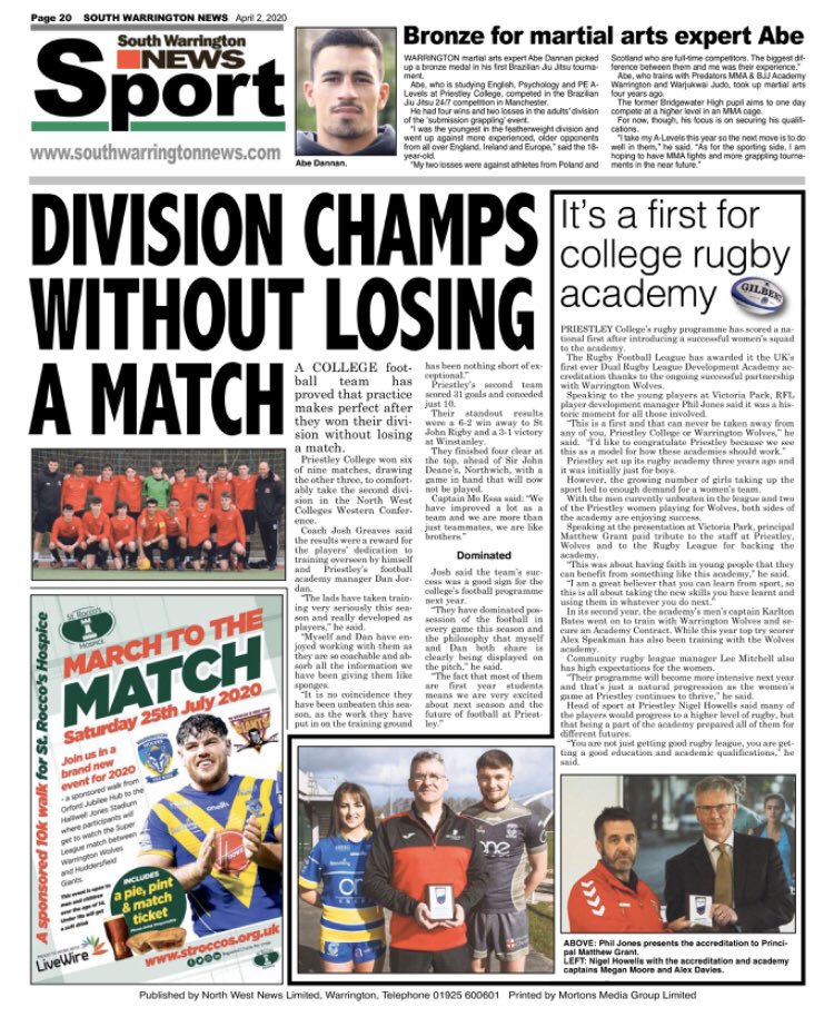 Sport Priestley tweet media