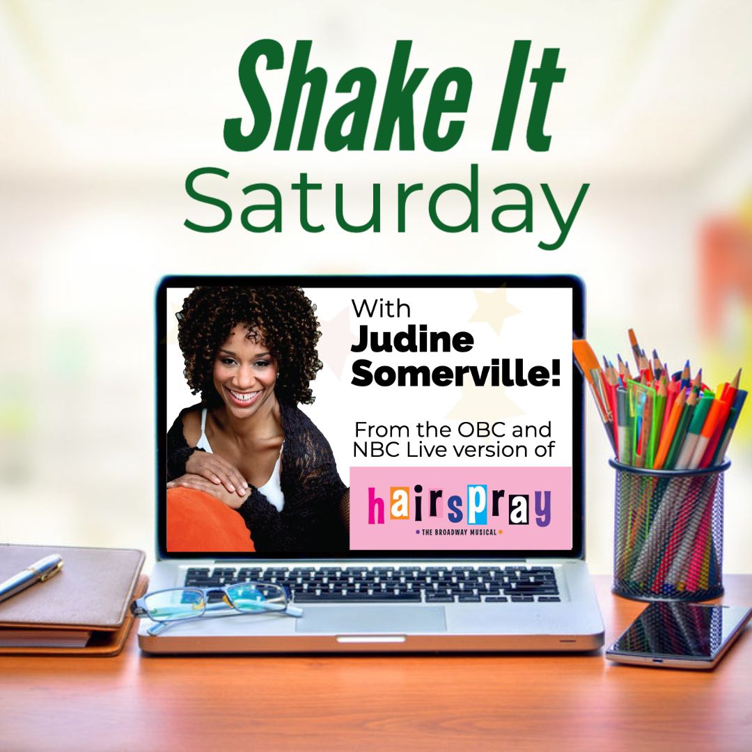 dmradventures's tweet image. Are you registered for &quot;Shake it Saturday&quot;?? Today from 2-3pm EST we will be serving severe fierceness on Zoom led by Judine Somerville from the OBC of Hairspray as well as the NBC Live version! Get your shoes, move the couch and get ready to dance!  #DMROnline #FreeDanceClass