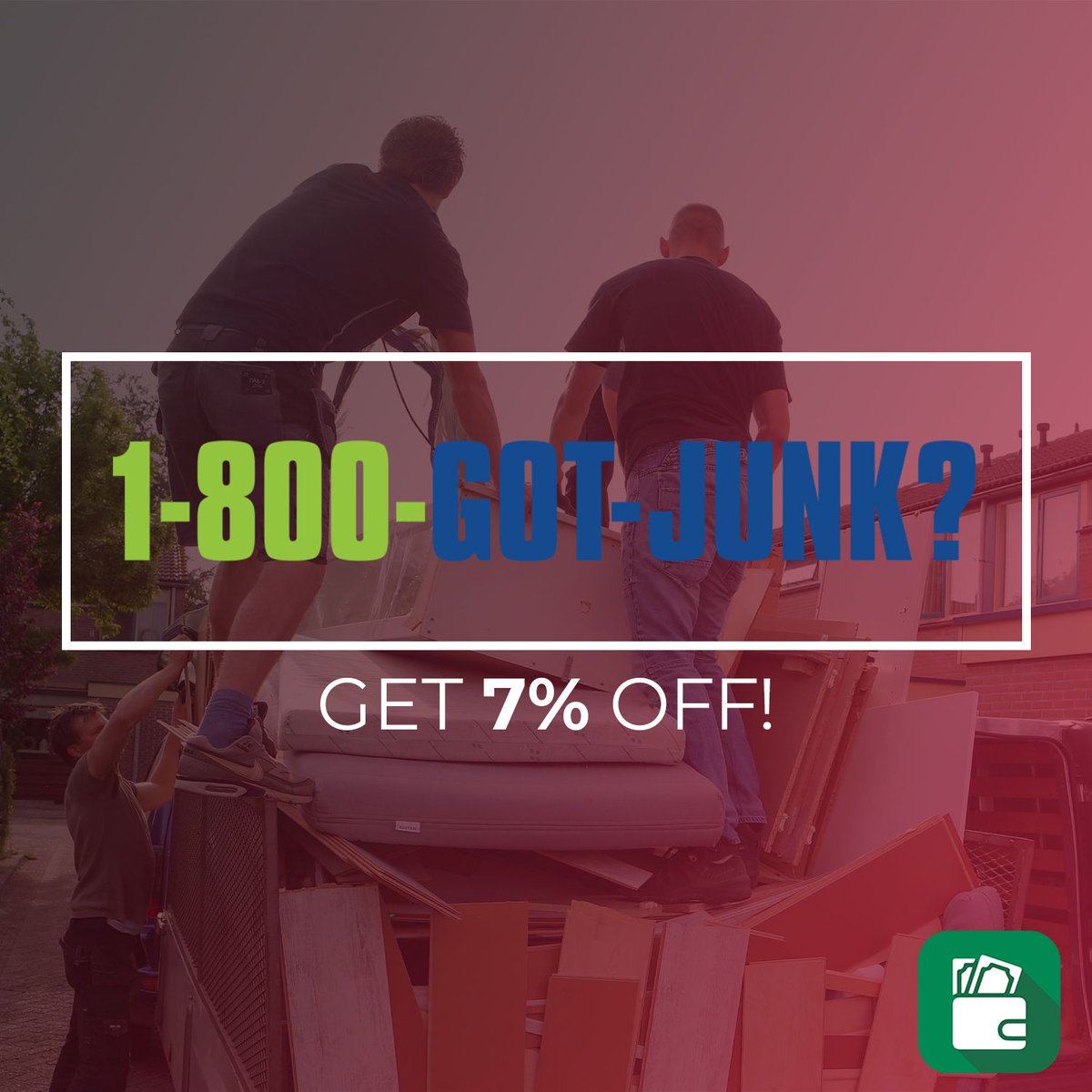 LifePlatform_'s tweet image. SAVE FROM HOME! If you've been completing a lot of home projects lately, use the Super App to help you clean it all up with 7% off 1-800-GOT-JUNK services! Find this deal inside the Coupon Saver Service, and save today!
#superapp #gotjunk #savefromhome #coupon #homeimprovement