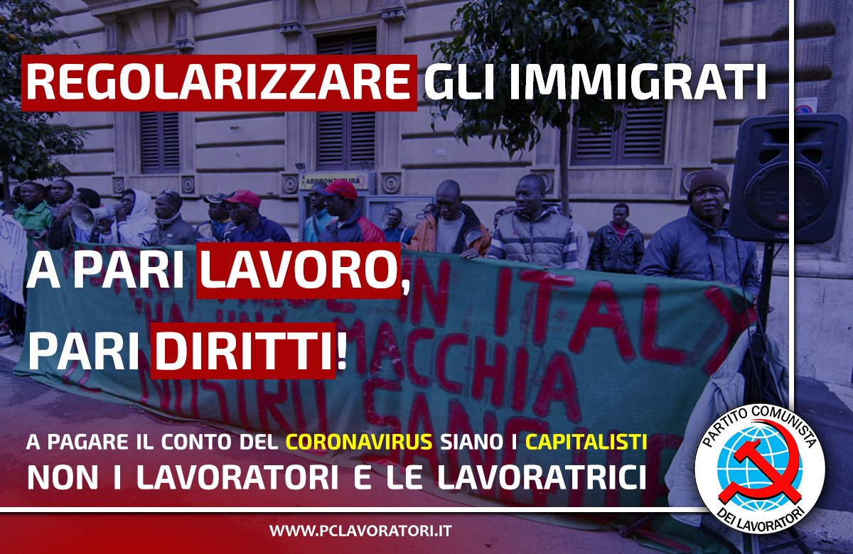 Ferrando_PCL's tweet photo. La frontiera non passa per il colore della pelle, ma tra chi sfrutta e chi è sfruttato. E i #padroni sono ovunque gli stessi, anche quando sono tricolori.

Leggi qui --> https://t.co/XNJwwYnTaV https://t.co/cLXCvt0VG9