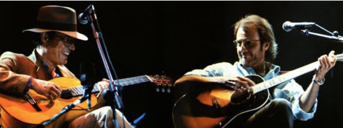 La Belleza de tu voz y tu poesía. Anda genio, ya Sin tu latido, Nos queda la música que sembraste. 
Gracias Aute! 
#LuisEduardoAute #SilvioRodriguez #ManoAMano1993