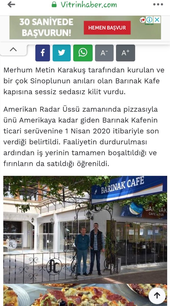 ProvinceSinop's tweet photo. Sinop’a gelince yapılacaklar listesinden bir madde çıkartabilirsiniz. 
Artık Barınakta pizza ve bira yok. Elim gitmeye gitmeye paylaşıyorum. Üzdü 😞 https://t.co/j4vkdgAYsA