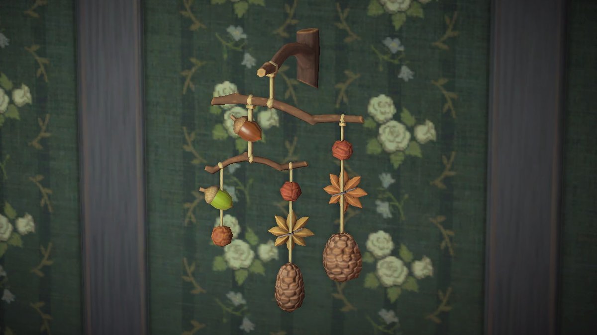 Shigyoyau 南半球は秋なのでこんなモビールが作れたよ かわいい どうぶつの森 Animalcrossing Acnh Nintendoswitch