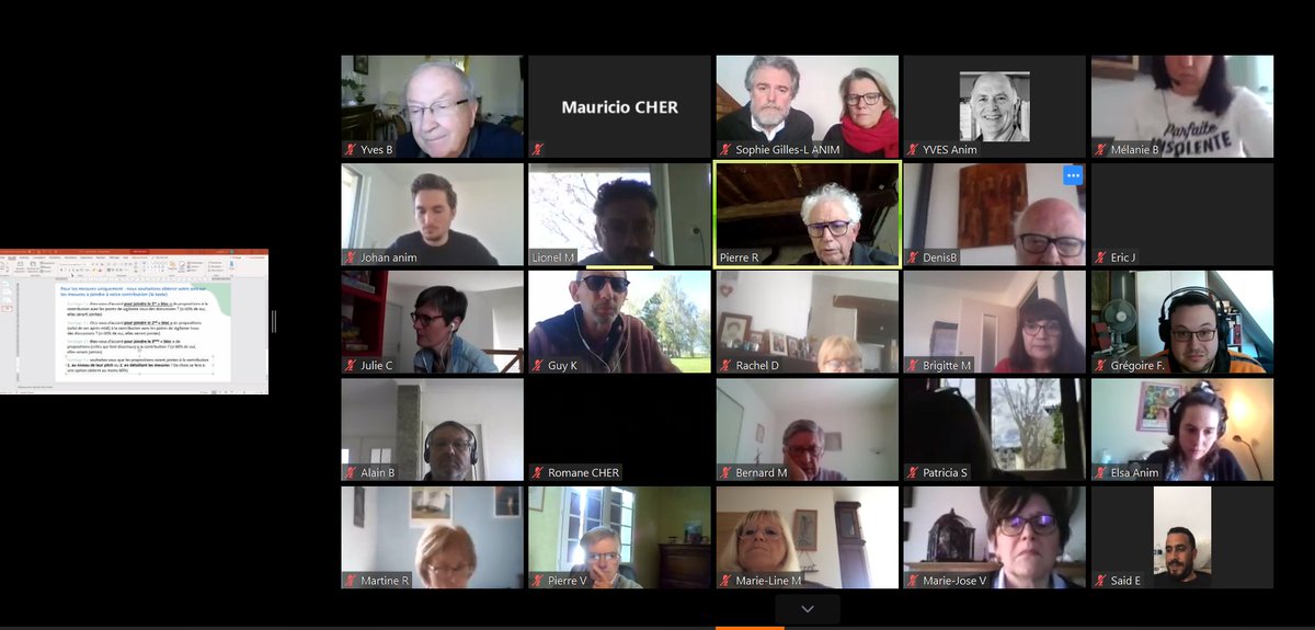 [THREAD] @Conv_Citoyenne is currently having a complementary session to discuss link   #COVID19 &   #ClimateChange. Experimentation in real time: use of digital tools for deliberation, how to adapt democratic practices to   #SocialDistancing?
