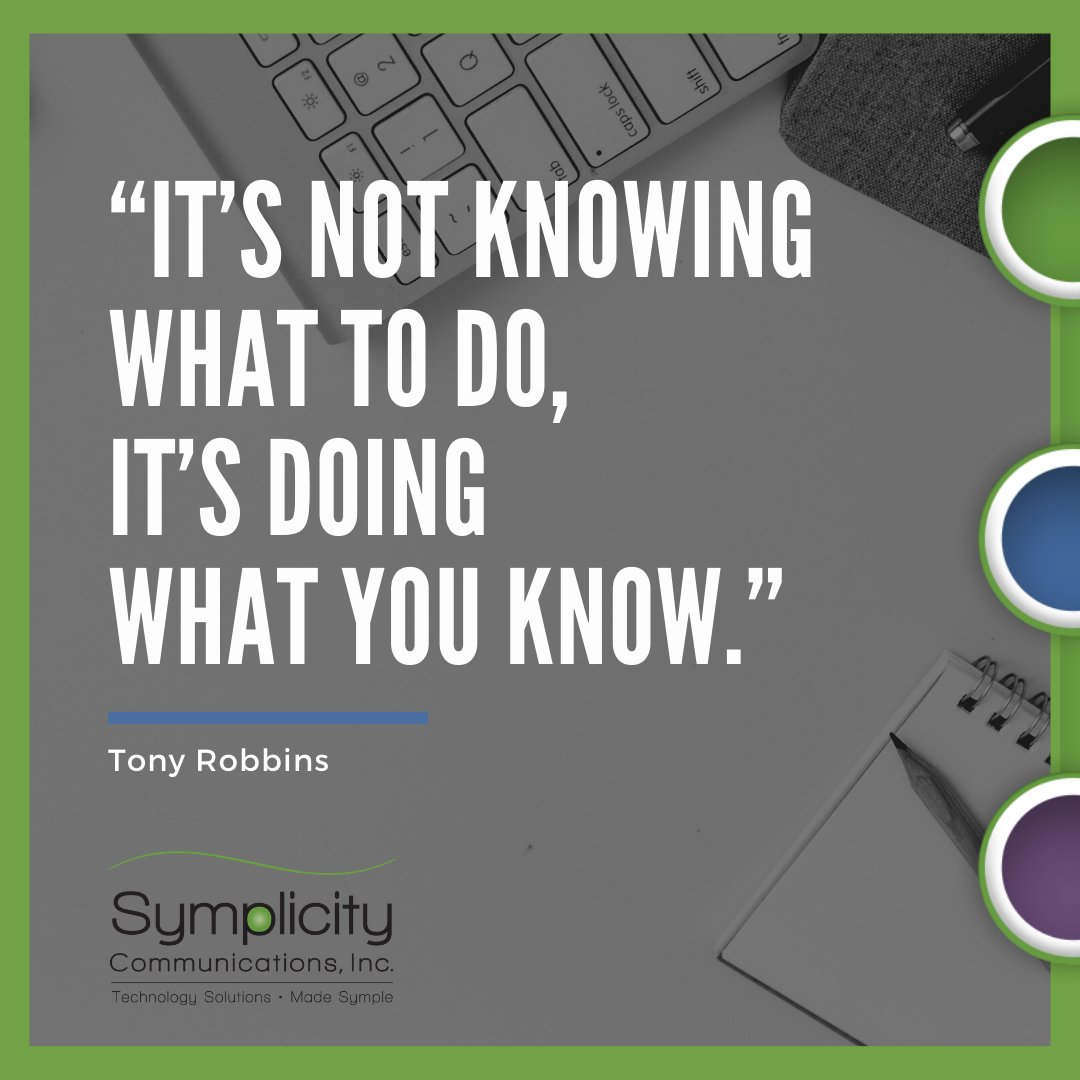 symplicitycom's tweet photo. Deep down we all know what we need to do.
We know what will make us happier, which will make us healthier, which will help us grow.

It's time to overcome them.
#Symplicitycom #inspirational https://t.co/DOFhcAmsNb