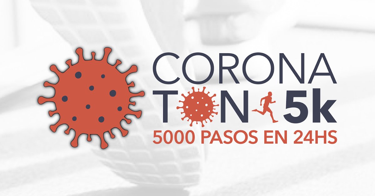 runnntheworld's tweet photo. Coronaton 5k: 5000 pasos desde casa para ayudar! https://t.co/9bQFNg6iHP https://t.co/dSf62Kjg8z