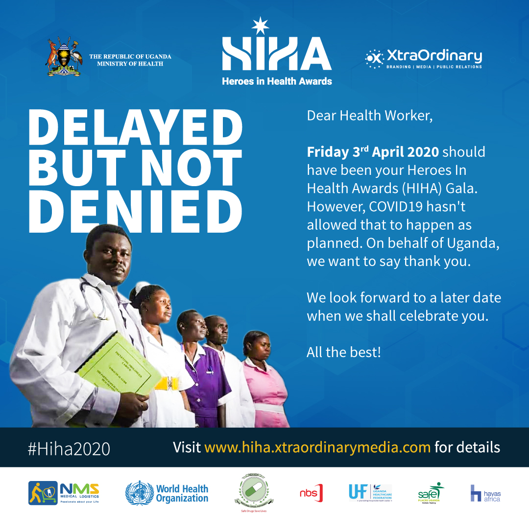 #GoodNews amidst #COVID19 pandemic on Heroes in Health Awards, #Uganda #HIHA2020