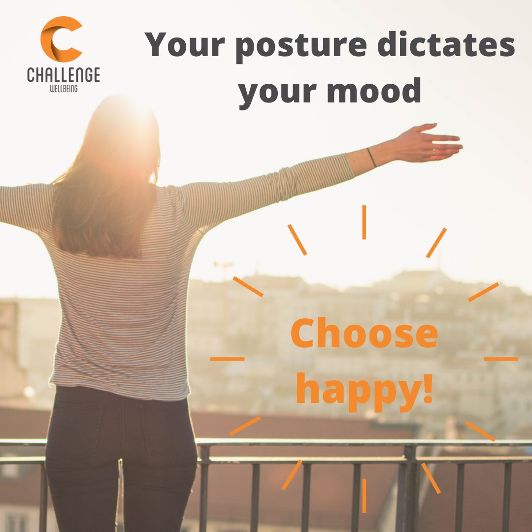 ChallengeWellb1's tweet photo. #posture #improveyourposture #mentalhealth #positivemessages #goodmood #improveyourmood #smile #behappy #choosehappy #spreadpositivity #mindsetmatters #powerofpositivity #staystrong #anxiety #depression 
#fightdepression #mentalhealthmatters #staysafe 3/3 https://t.co/zjbLR2jJFW
