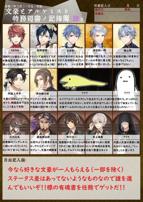 比呂ころくさん がハッシュタグ 文アル をつけたツイート一覧 1 Whotwi グラフィカルtwitter分析