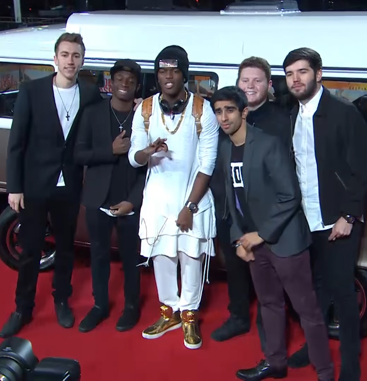 And ... he even went to the premiere with the Sidemen