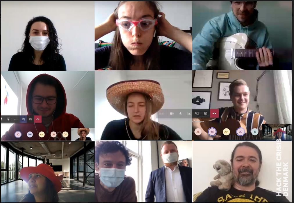 #HackTheCrisis is on! 24 hours in this 48h biggest hackaton ever in Denmark! Brilliant minds from combined 48 countries are gathered in Copenhagen (virtually) to find solutions the many challenges the #COVID19 is imposing on us! 
Cheer them 👏🏻🙌🏻 on and stay tuned! #dkbiz #dkpol