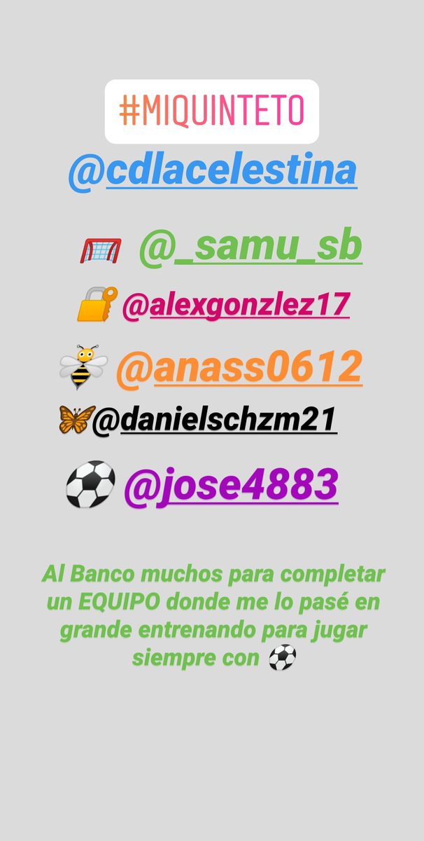CD_LACELESTINA's tweet photo. Parece que el presi ya tiene su Quinteto✌⚽ https://t.co/vGr7cL6VB5