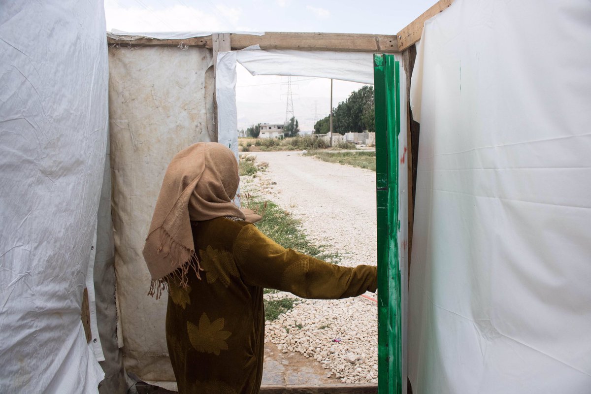 ...of the tents, there can be more than just one family. In one camp in the Beqaa, a woman lived in a small tent with 12 people. So, if one person gets the virus, then it's almost guaranteed that it would spread to all of them and then it would spread to others in the camp...