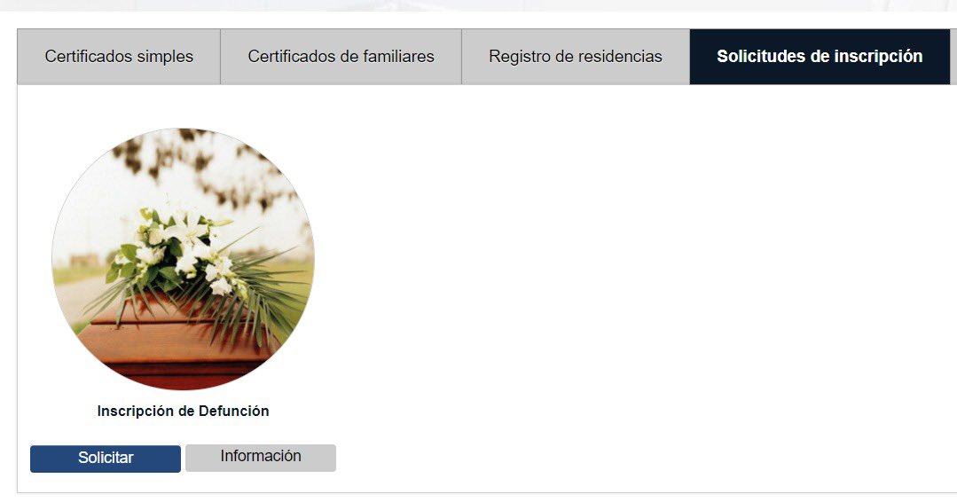 JoselineCG's tweet photo. @fcadenam La opción correcta es inscripción de defunción cómo está en la imagen, espero te ayude la información! Por grado de afinidad te permitirá realizar el trámite en línea! https://t.co/OeZ4WhDnfB