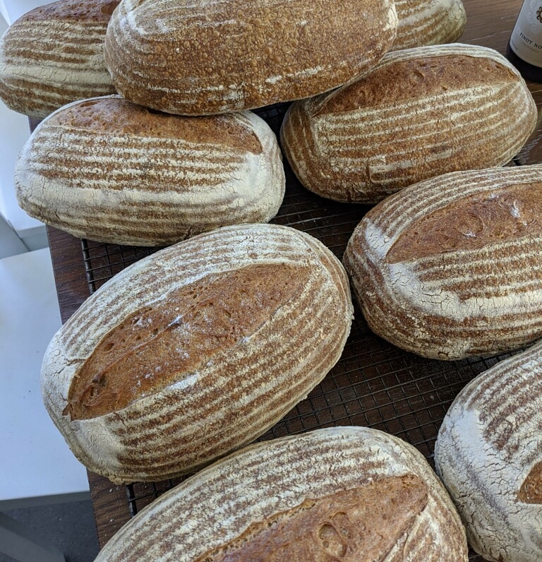 Fresh house baked sourdough available for pickup today 3-6pm. Preorder on our website as we have limited quantities available. theanchoragerestaurant.com 
#yeahthatgreenville