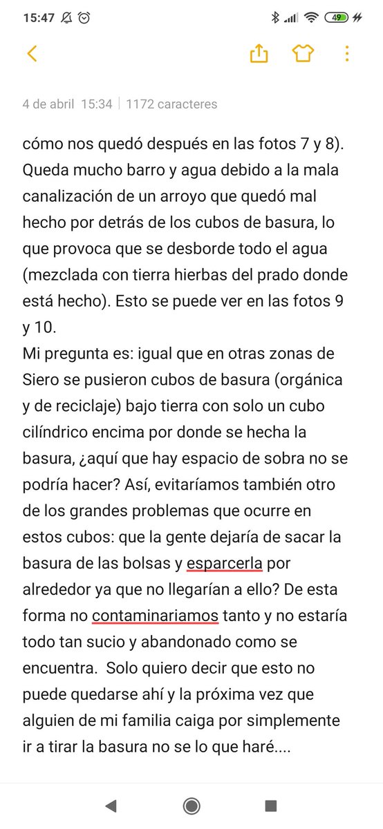 LauraCrespo9's tweet photo. .... De esta forma no contaminariamos tanto y no estaría todo tan sucio y abandonado como se encuentra.  Solo quiero decir que esto no puede quedarse ahí y la próxima vez que alguien de mi familia caiga por simplemente ir a tirar la basura no se lo que haré....  Planteároslo https://t.co/acMoHd9p1n