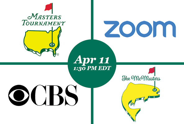 atthemcmasters's tweet photo. Virtual drinking buddies? Yes Please. Join us in a #socialdistancing version of a Masters-watching party! April 11th on CBS / Zoom Conference at 1:30 PM EDT. Register first: https://t.co/JyvftRXxuY
#golf #veterans #servicedogs #themasters https://t.co/U0cEGJqUVQ