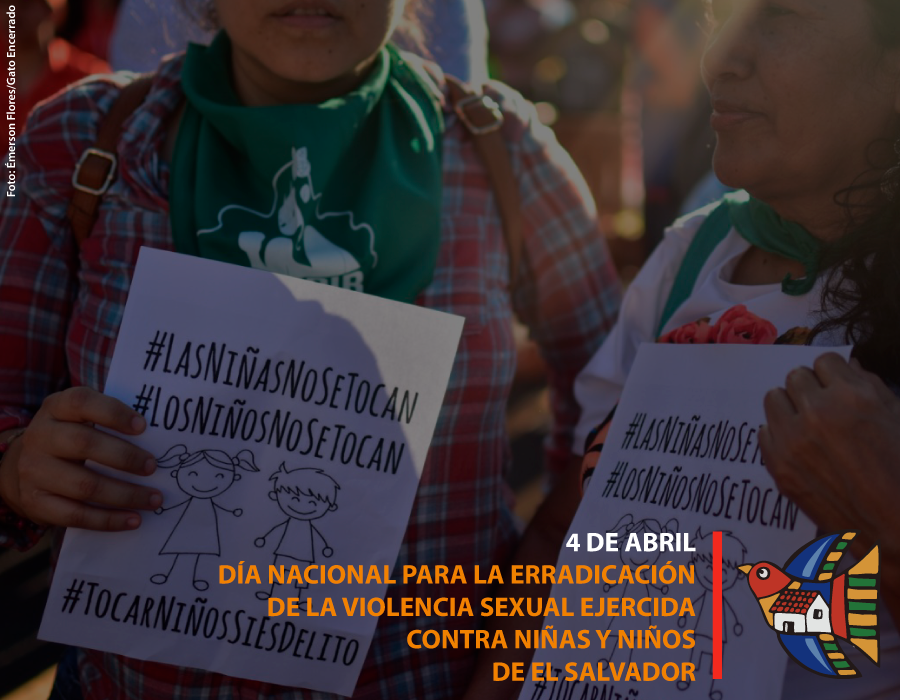 Cristosal's tweet photo. 4 DE ABRIL | La defensa de la niñez nos compromete a todas y todos, especialmente al Estado. Denunciar a los agresores es una obligación.
#LasNiñasNoSeTocan
#LosNiñosNoSeTocan https://t.co/NSnXX2tbwE