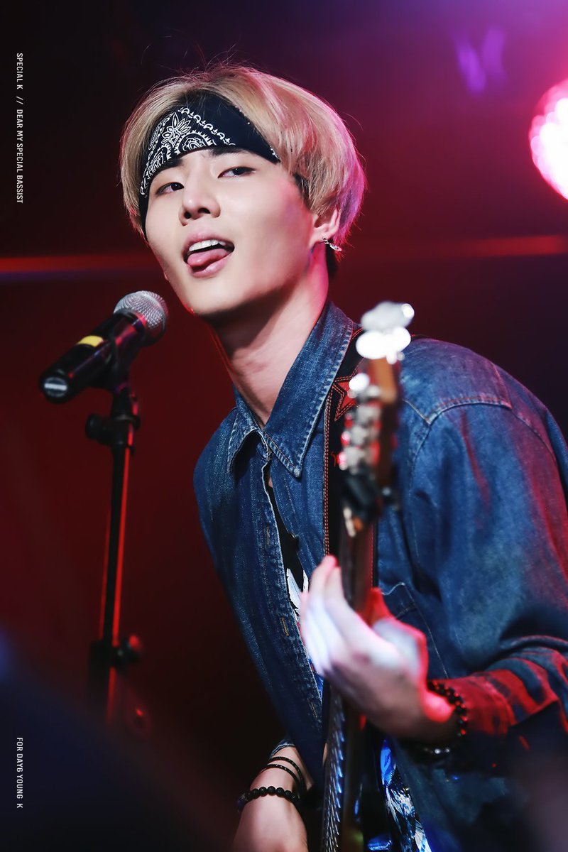 YoungK sticking his tongue out—a thread— #DAY6  #데이식스  #YoungK