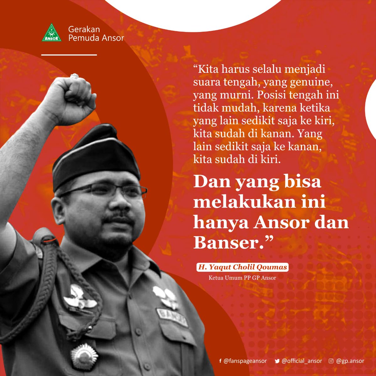 KangSumadi_'s tweet photo. Ansor dan Banser selalu menjadi suara tengah dalam menyikapi segala sesuatu demi keamanan dan keselamatan kita semua.
@GPAnsor_Satu https://t.co/Ie1Zl0OUue