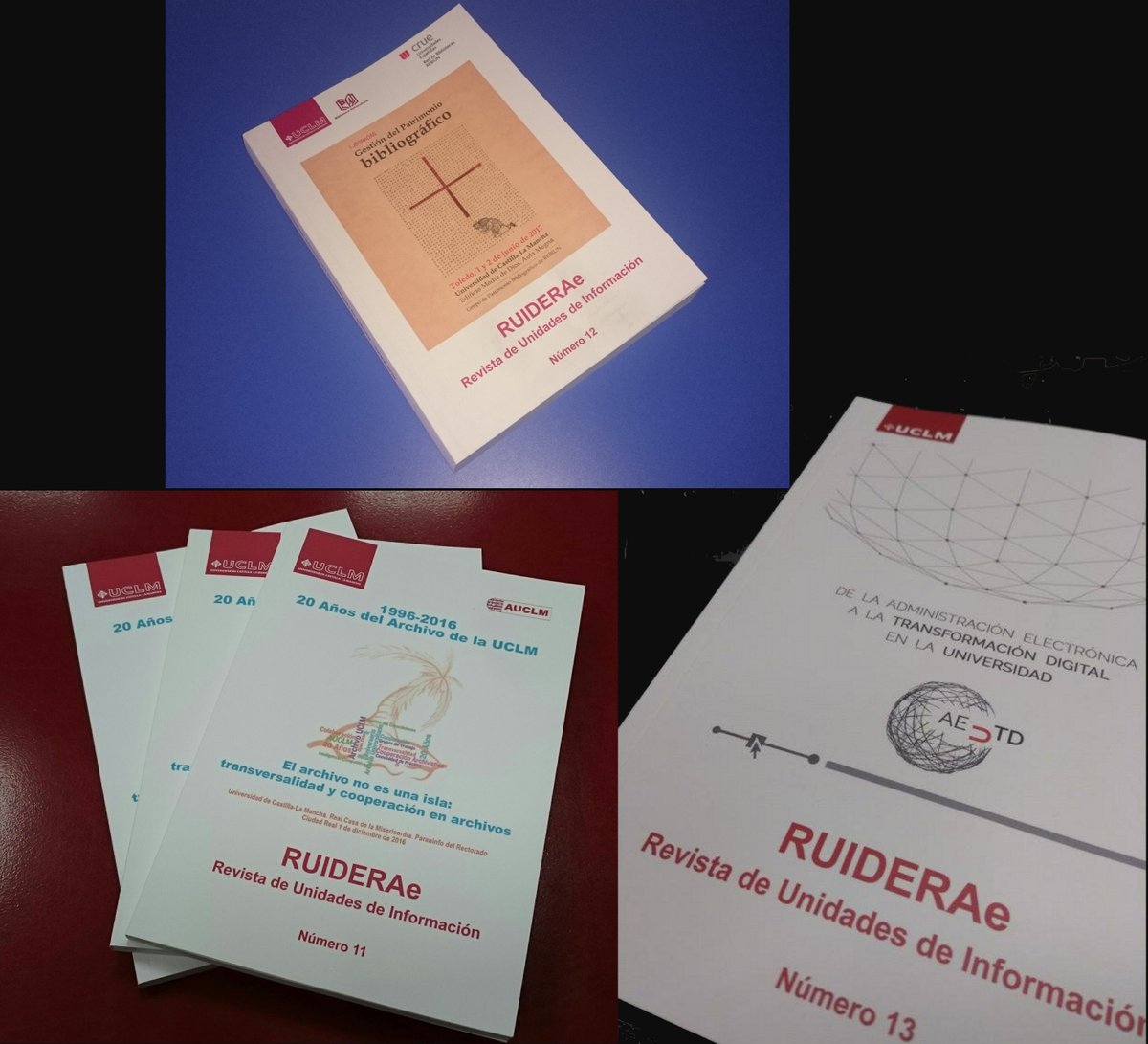 ArchivoUCLM's tweet image. Día 4 #Archive30 Esta es #Unacolección #Acollection de la que estamos muy orgullosas. La revista RUIDERAe es una iniciativa promovida por @ArchivoUCLM junto con @BibliotecaUCLM @UCLMtic  revista.uclm.es/index.php/ruid…