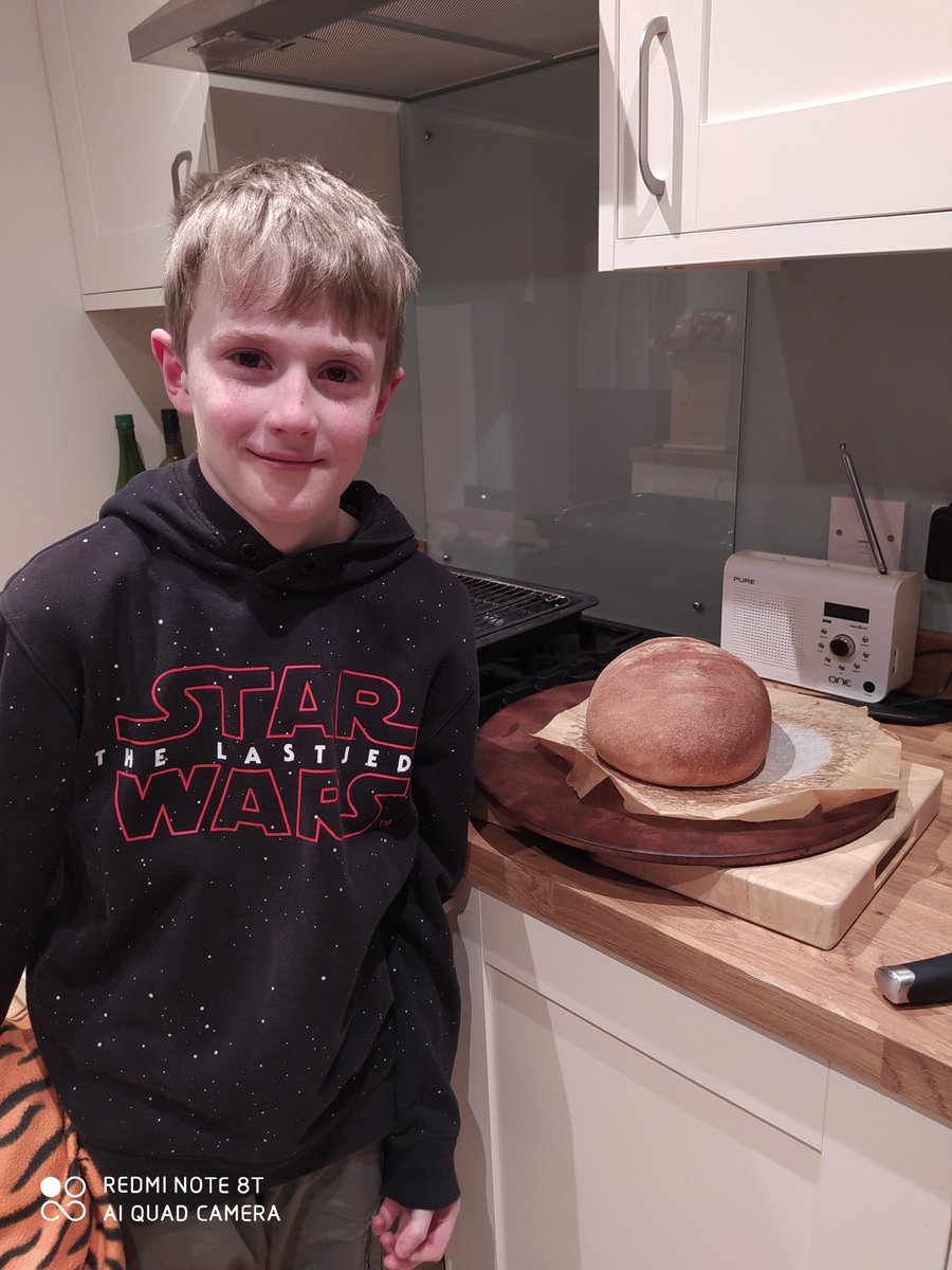 Noah should have made bread last week <a href="/stjohnsmiddle/">St John's CE Middle School Academy</a> so he made it at home instead. It was delicious!