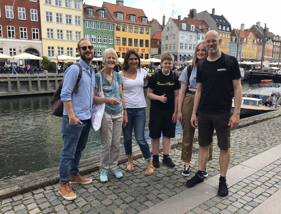 Day 6 of  #MuseumsOfMe... my family...here’s most of the crew when we were in Copenhagen last summer 