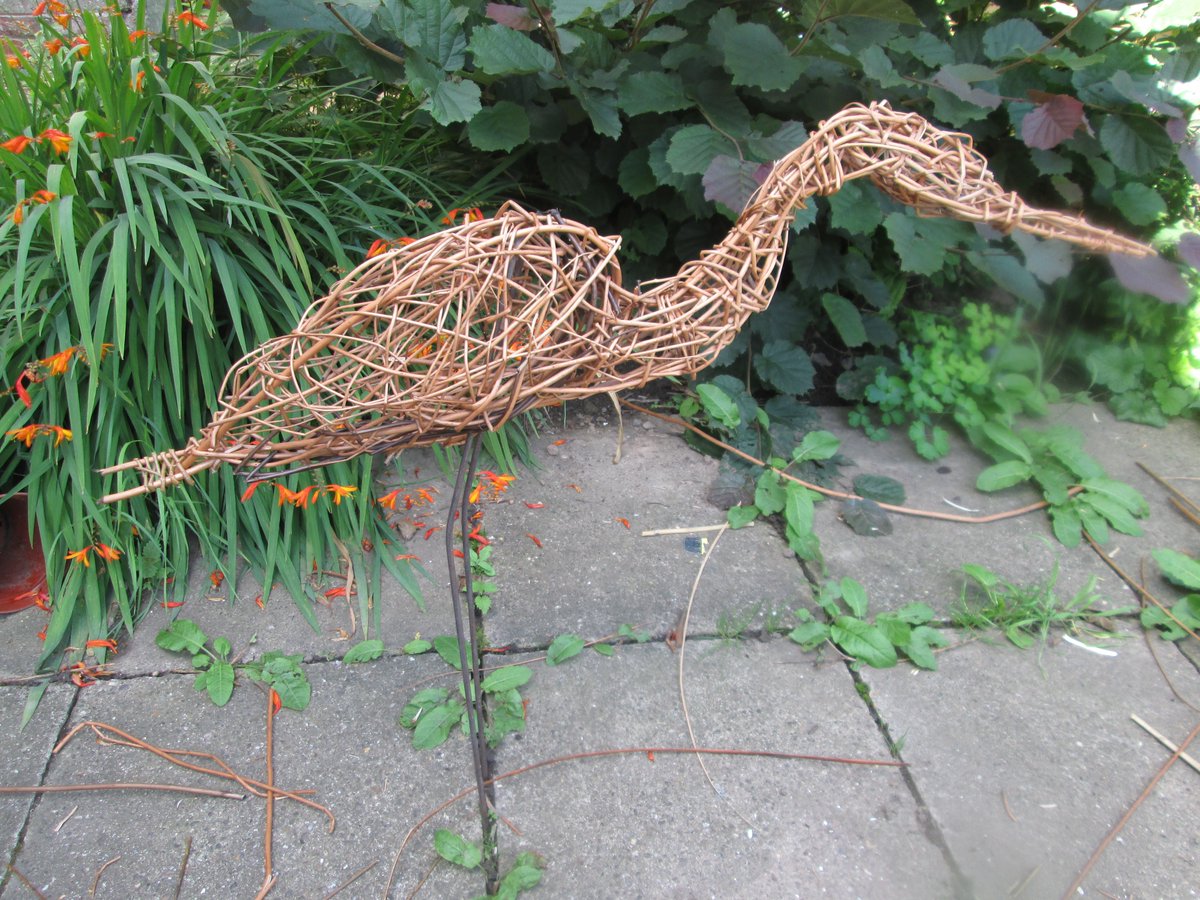 I would have been running  a willow sculpture course @st_edwardschurch  today.  Here are some pics of my sculptures which will inspire future courses (and of course you might like to purchase). <a href="/LoveCastleDon/">Love Castle Donington</a>  #willow #sculpture #love #nature #craft #weaving #baskets