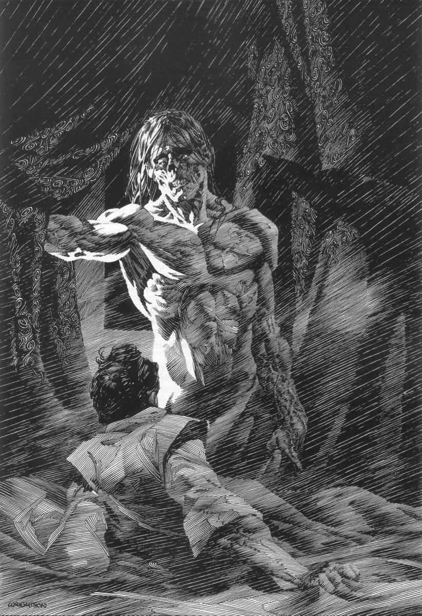 Bernie WrightsonFrom his classic illustrated 'Frankenstein'