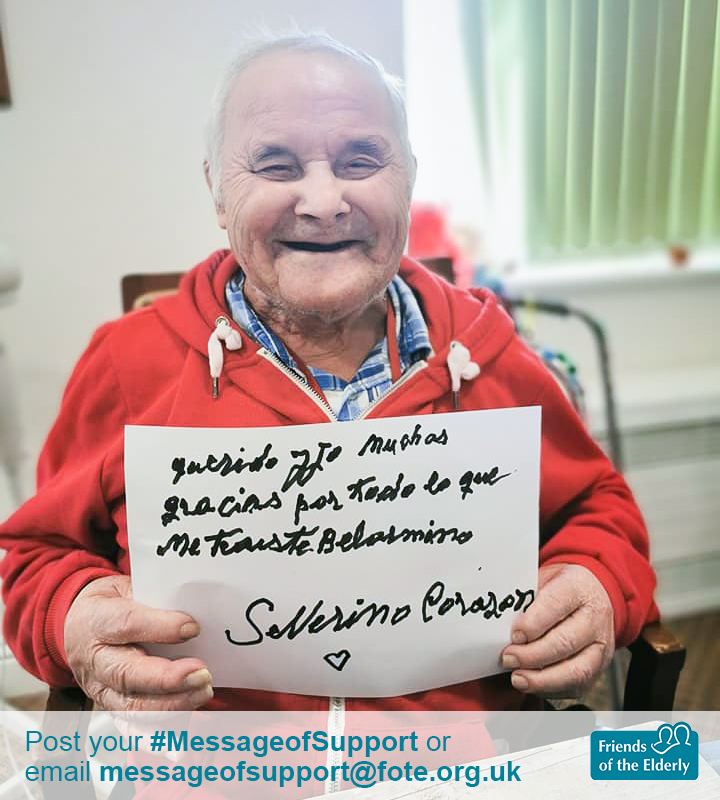 FriendsElderly's tweet photo. Residents at Bernard Sunley #carehome in #Woking wrote these sweet messages to family and loved ones ❤️ 

Do you have your own #positive message to help keep spirits up at our care homes? Post using #MessageofSupport or email messageofsupport@fote.org.uk. https://t.co/oZnmCbftHn