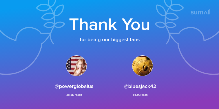 HallardRon's tweet photo. Our biggest fans this week: powerglobalus, bluesjack42. Thank you! via https://t.co/7Zvj9v4jlM https://t.co/XSmHxHULF0