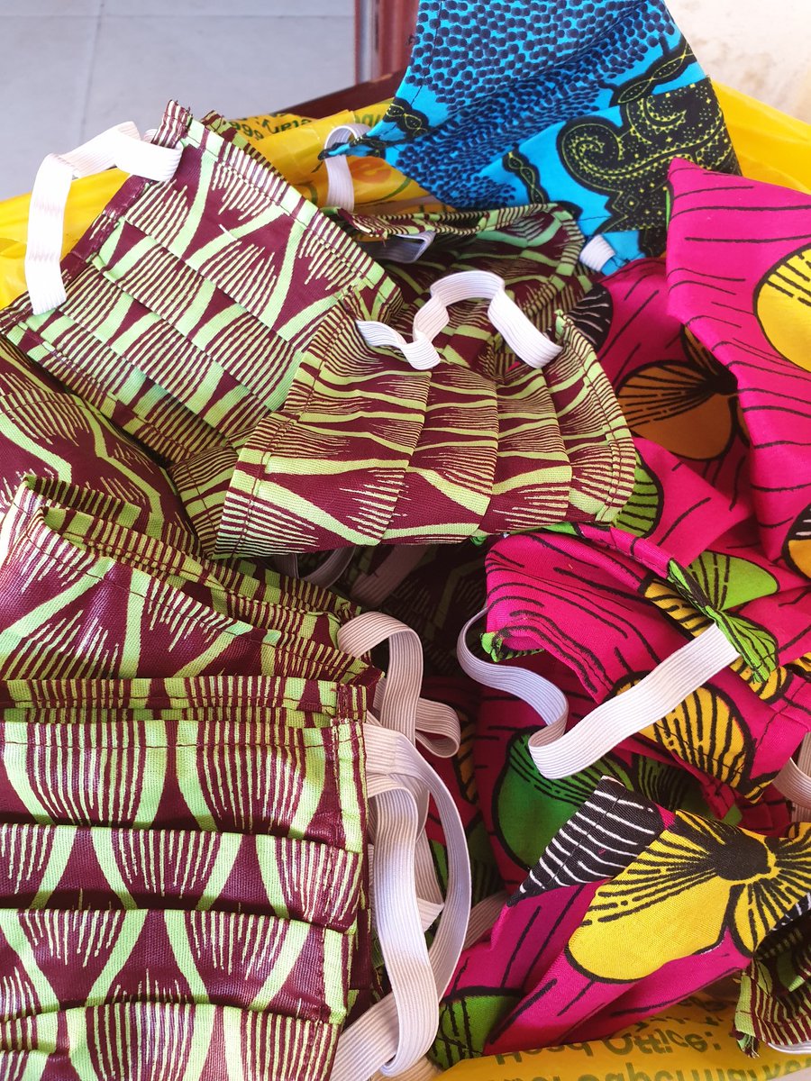COVID-19 IS REAL PROTECT YOURSELF 
Wash your hands frequently 
Stay at Home
Wear #facemask if you must go out
Practice Social distancing at all times 
FIWG women's club Ankara Face Mask production for distribution to vulnerable women in the marketplace
#Liberia
#COVID19
#mask4all