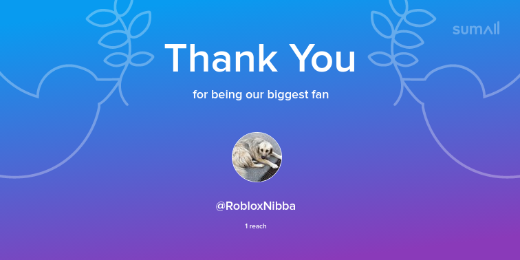 BOXLOX_RR34's tweet photo. Our biggest fans this week: RobloxNibba. Thank you! via https://t.co/tdv0NuxBNH https://t.co/XNSKR6fvsW
