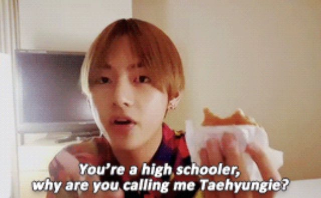 taehyung being a whole savage: a thread