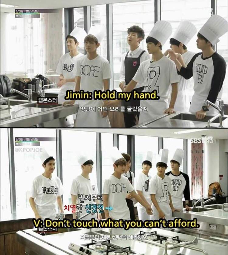 taehyung being a whole savage: a thread