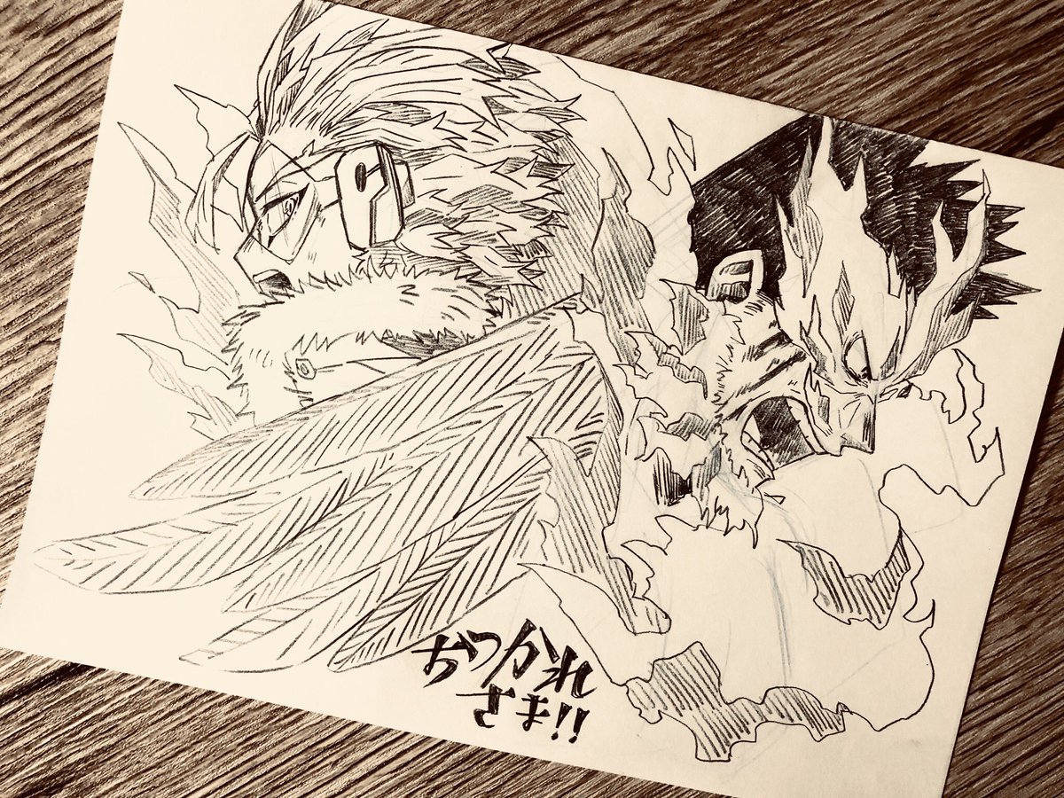 ヒロアカ Ipadの充電無くなってたので久しぶりにアナログで 最高の2人 カッコ みどりこの漫画 ヒロアカ Ipadの充電無くなってたので久しぶりにアナログで 最高の2人 カッコ みどりこの漫画