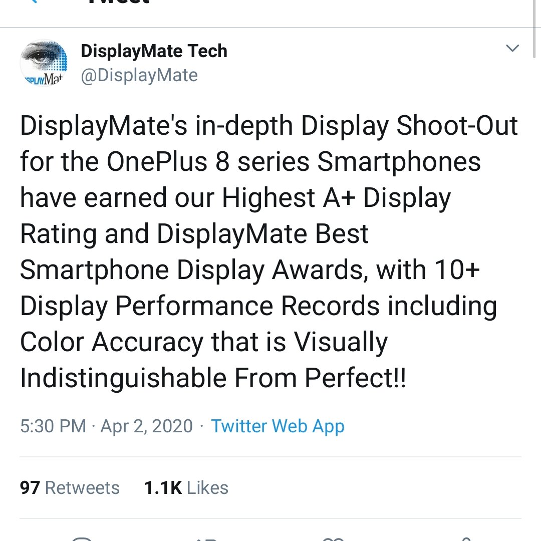 OnePlus tweet media